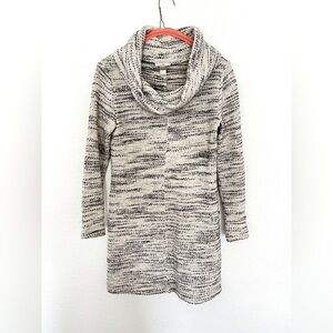 Loft Black and White Cowlneck Sweater from Loft Outlet